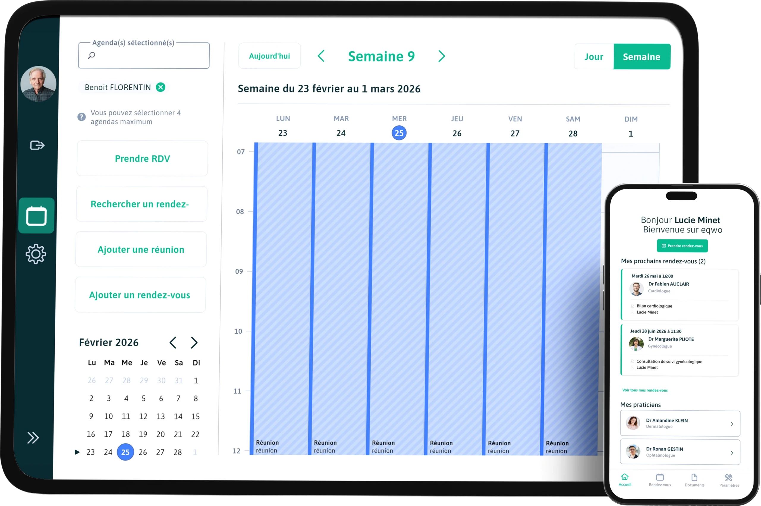 Application Eqwo sur l'iPhone