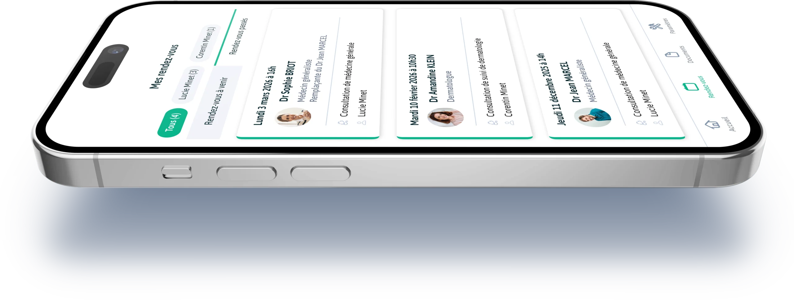 Application Eqwo sur l'iPhone 